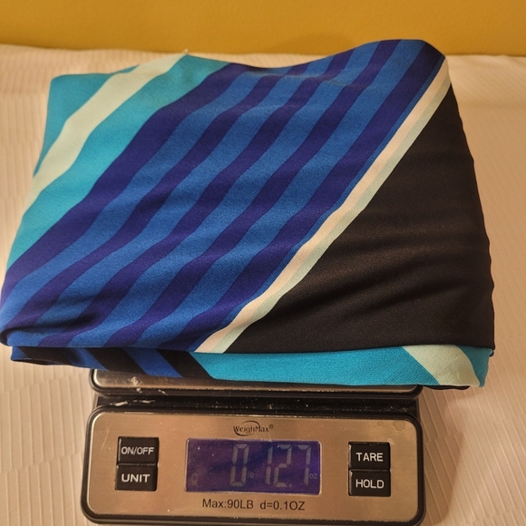 Cache Striped Drape Neckline Stretch Slinky Professional Dress sz S - Picture 8 of 8